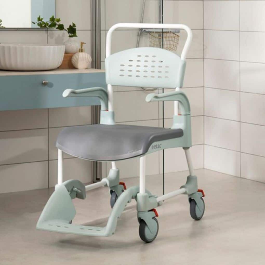ETAC Clean Mobile Shower Commode - Open Front