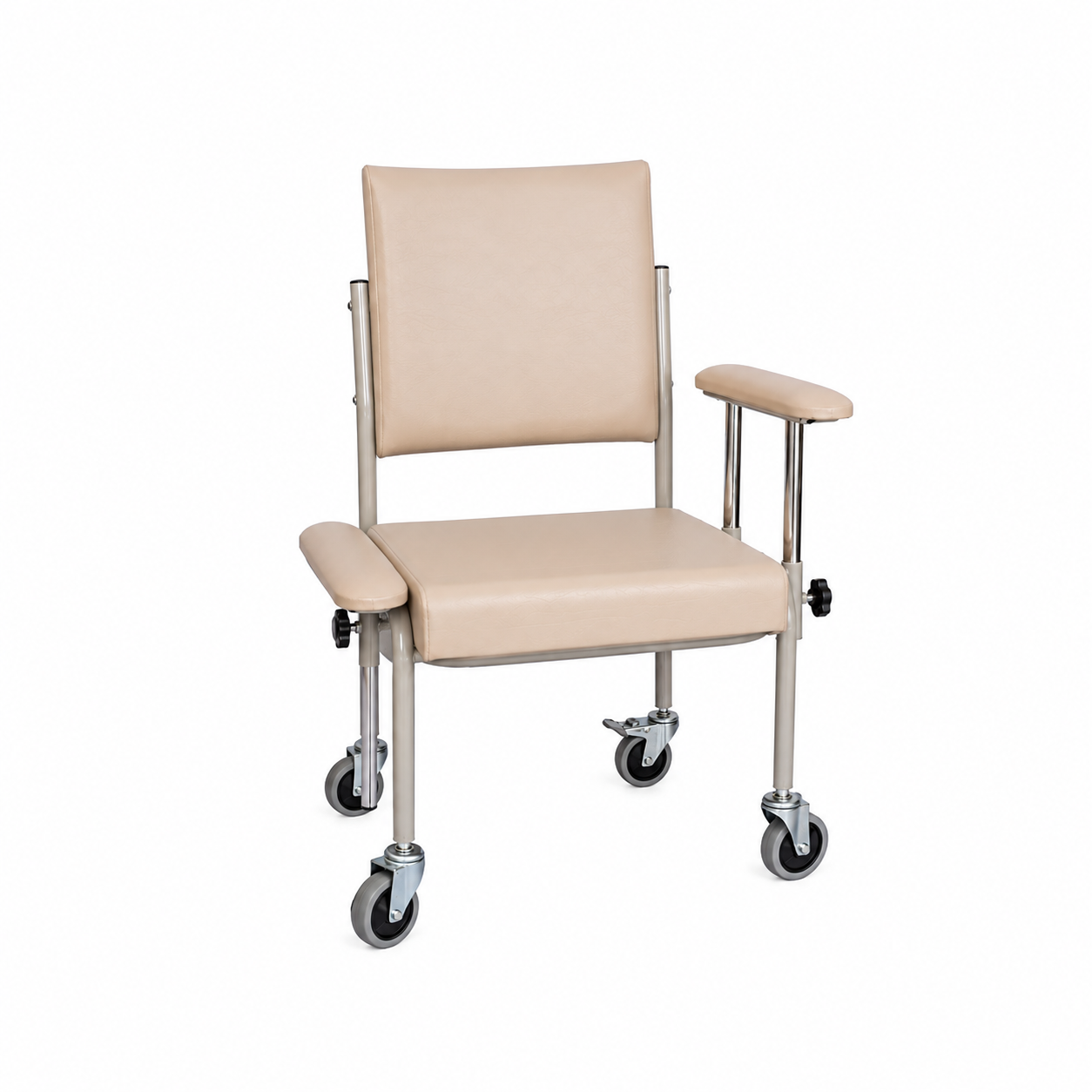 Mobile Mid Back Chair - 2 locking castors