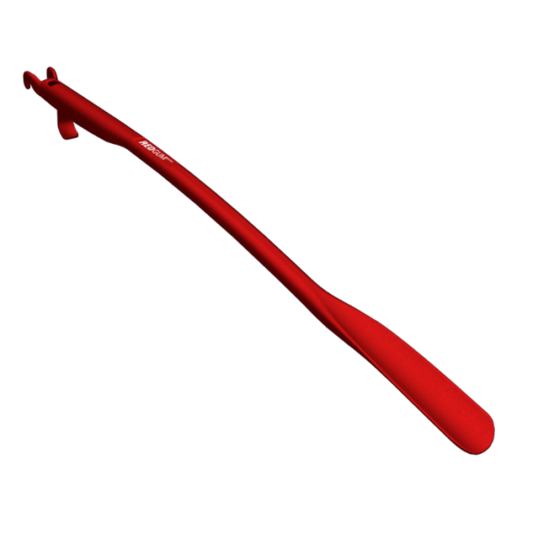 Red Gum Large Shoe Horn with Clothing Assistance Hook