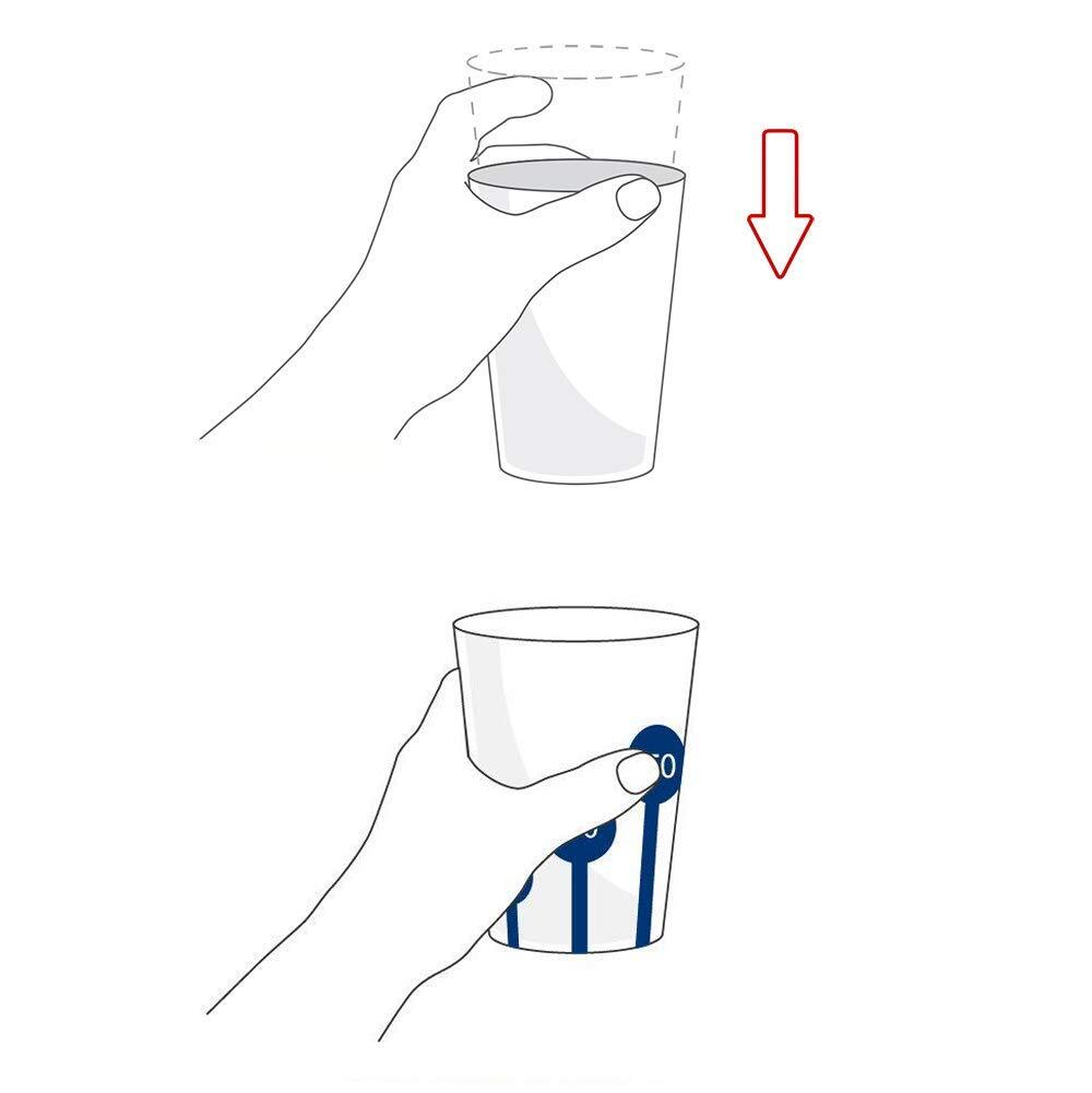 ORN820 Scale Grip Cup Nat/Red 220ml