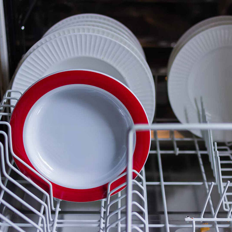 Plate Vital 20cm Red