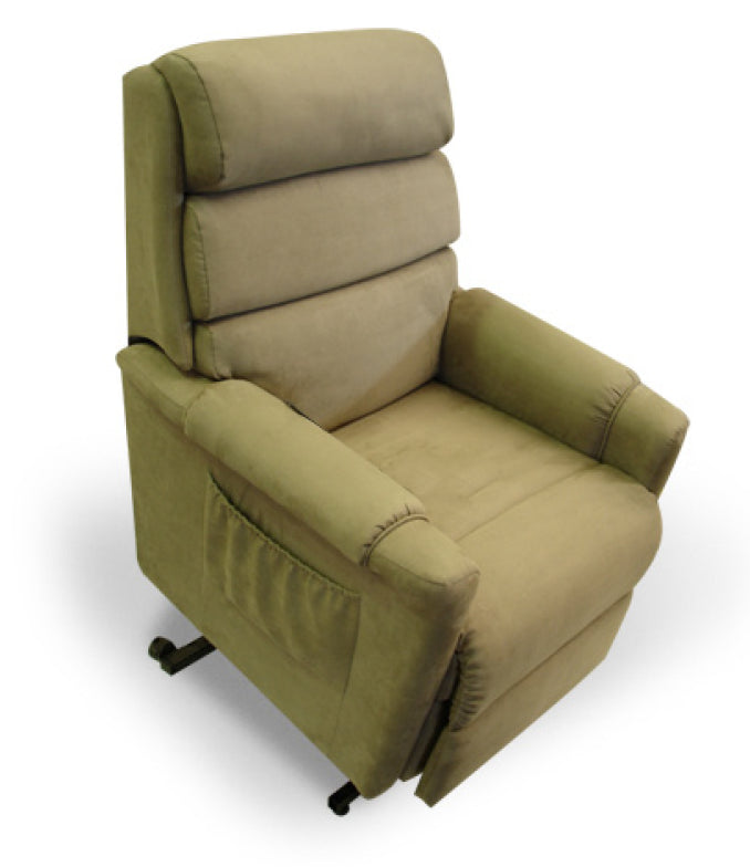 Ashley Leather Single Motor Lift Recliner (only Petite Demo)