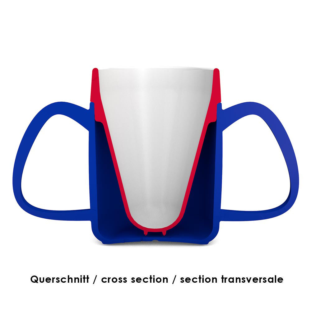 ORN815 2 Handle Ergo Mug Vital Blue 140ml