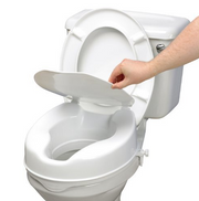 Toilet Seat Raiser Fitted with Lid
