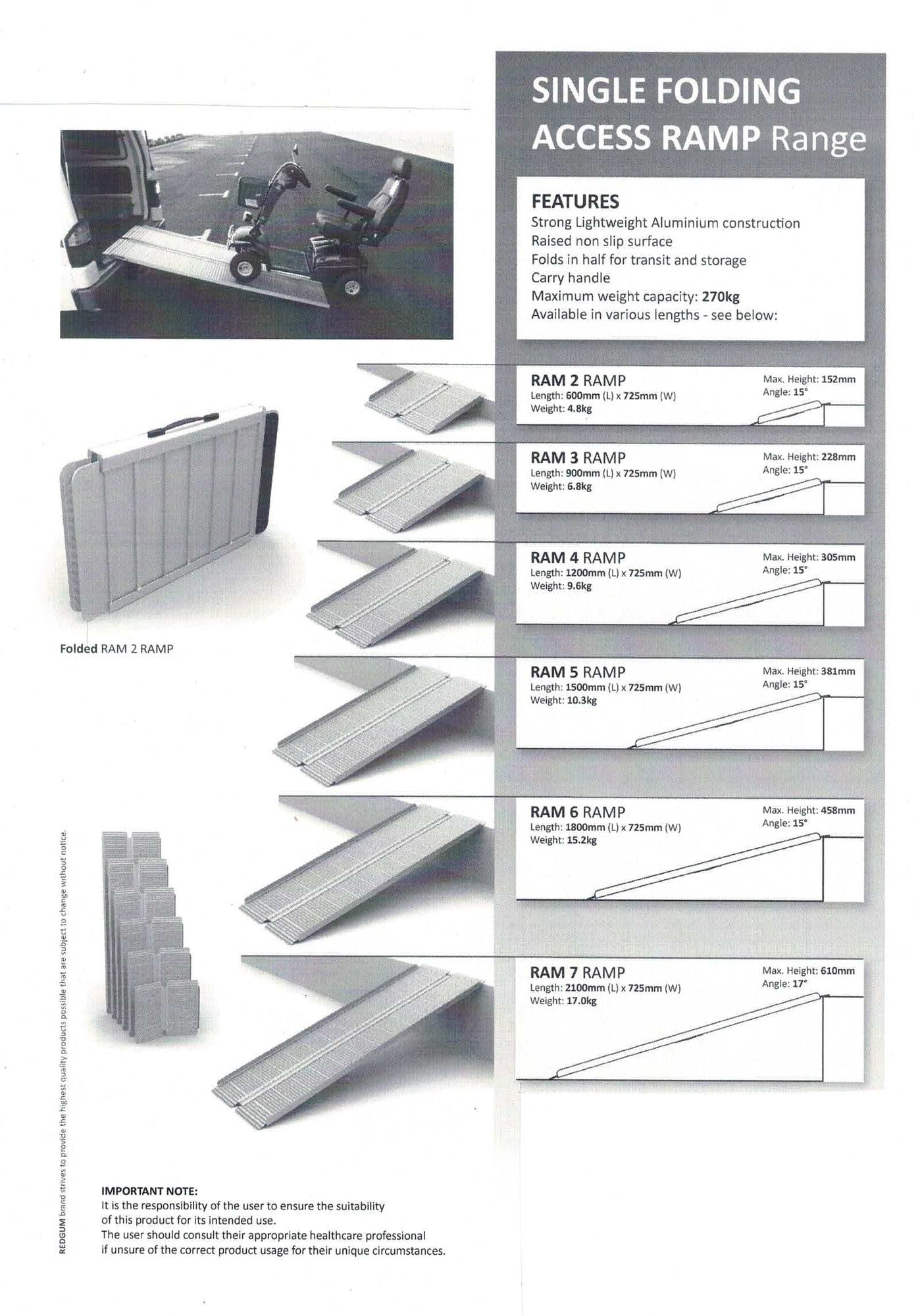 Ramp Folding Aluminium