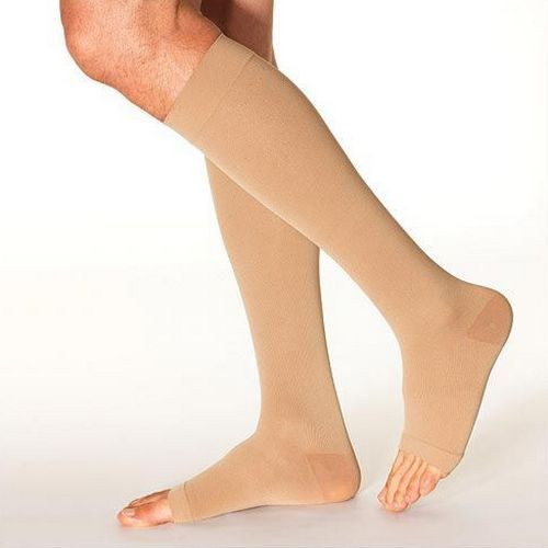 Sigvaris Cotton Calf Stockings Open Toe Class 1