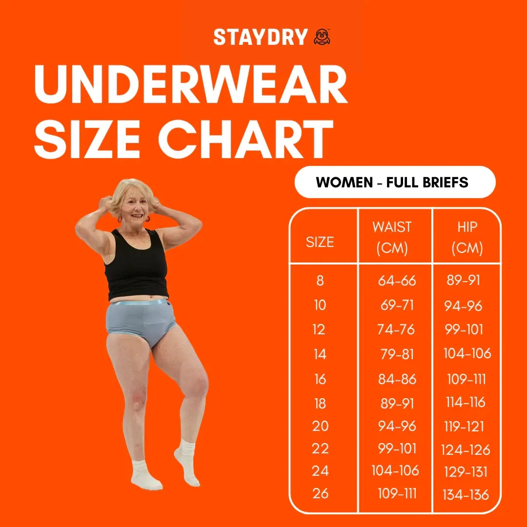 Staydry Ladies Full Brief