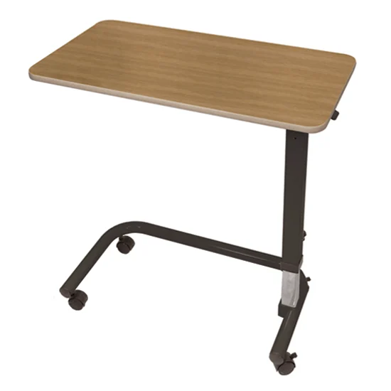 Aspire Over bed Table - Gunmetal Frame - Laminate Top