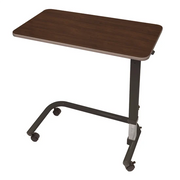 Aspire Over bed Table - Gunmetal Frame - Laminate Top
