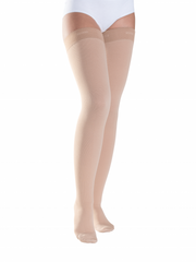 Sigvaris Cotton Thigh Closed Toe Stockings Class 1