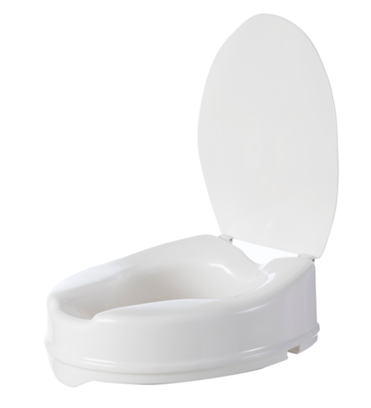 Aspire Toilet Seat Raiser with Lid